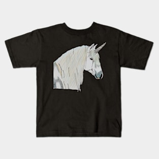 Unicorn Magic, Pure and True- Dark Blue Kids T-Shirt